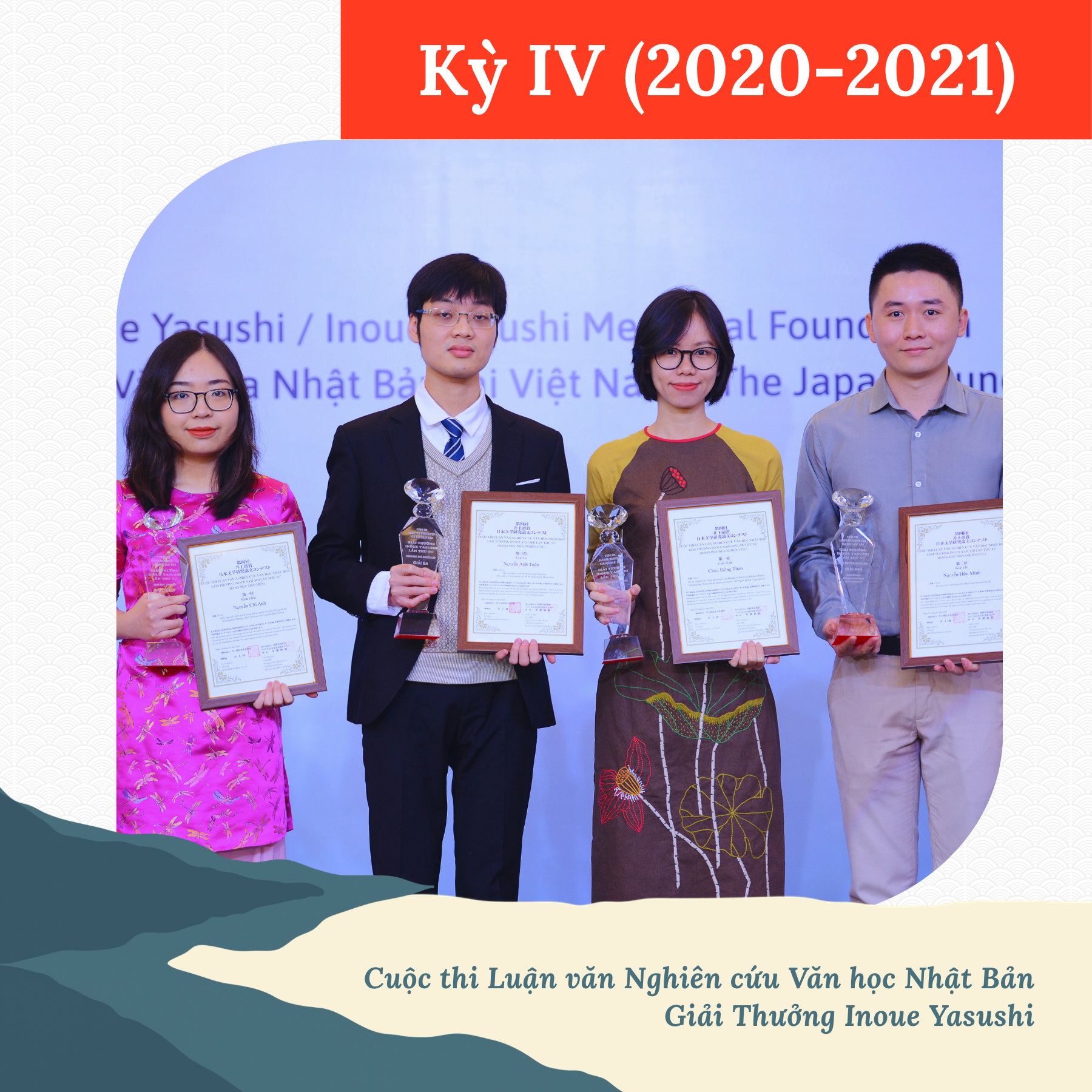 Tổng kết Kỳ IV Cuộc thi Luận văn Nghiên cứu Văn học Nhật Bản Giải Thưởng Inoue Yasushi 